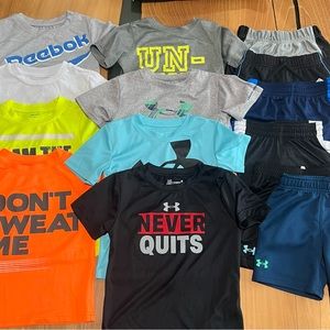 Boys Size 3T Athletic Shirt/Shorts Lot (14 items)